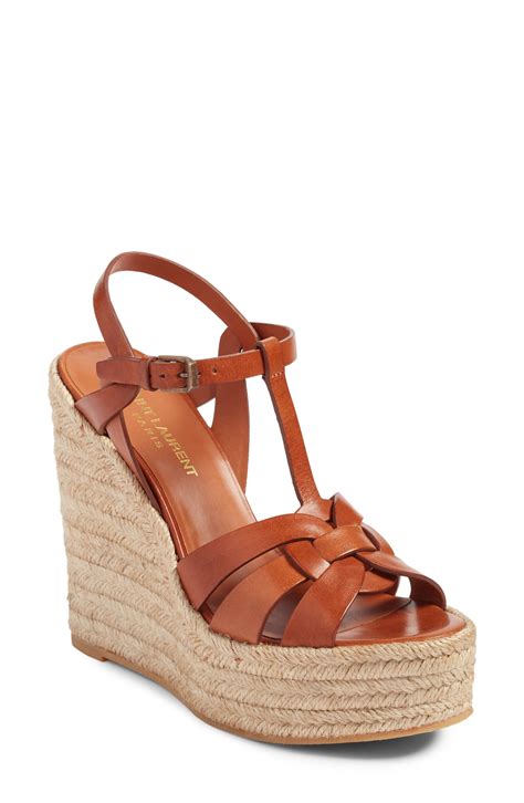 tribute ysl wedges|ysl tribute espadrille wedge.